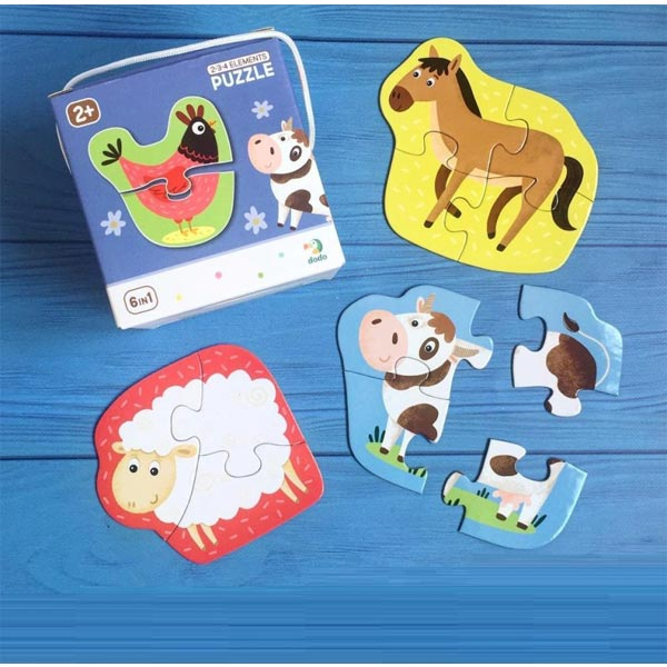 Dodo Slagalice od 2-3-4 delova - Domaće životinje COR152